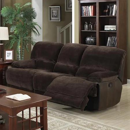 Casual Dual Recliner Sofa